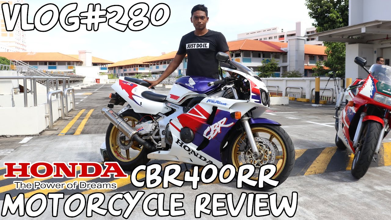 Видеоблог №280 Обзор мотоцикла Honda CBR400RR Fireblade (NC29) Сингапур