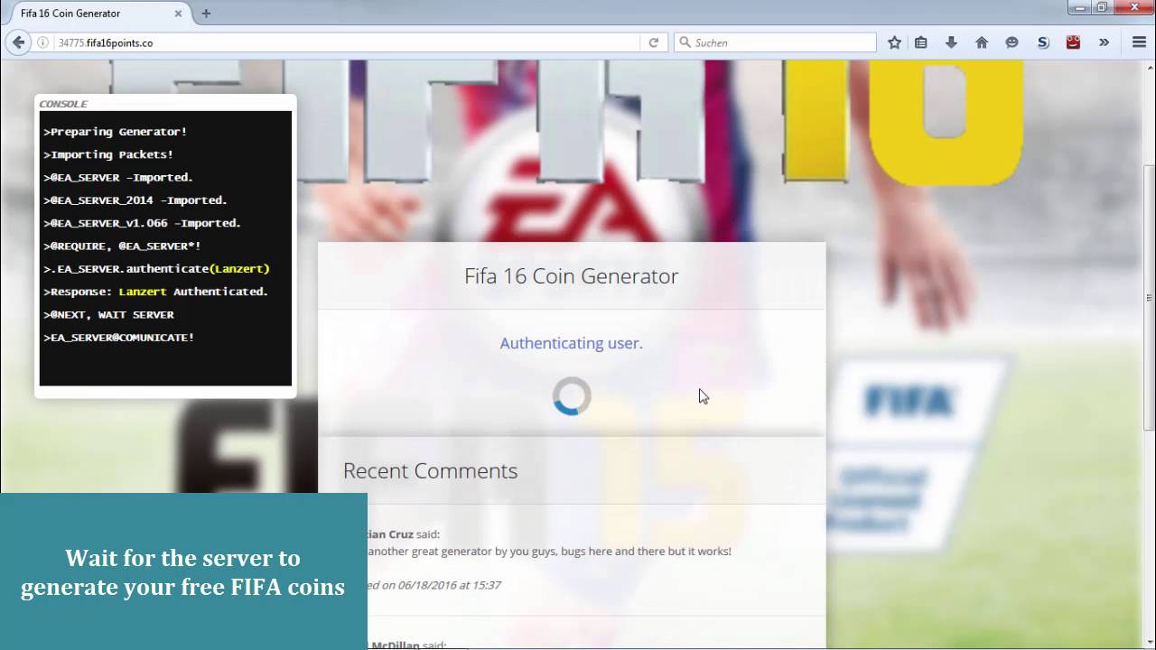FIFA16 Coins Generator No Survey 2016