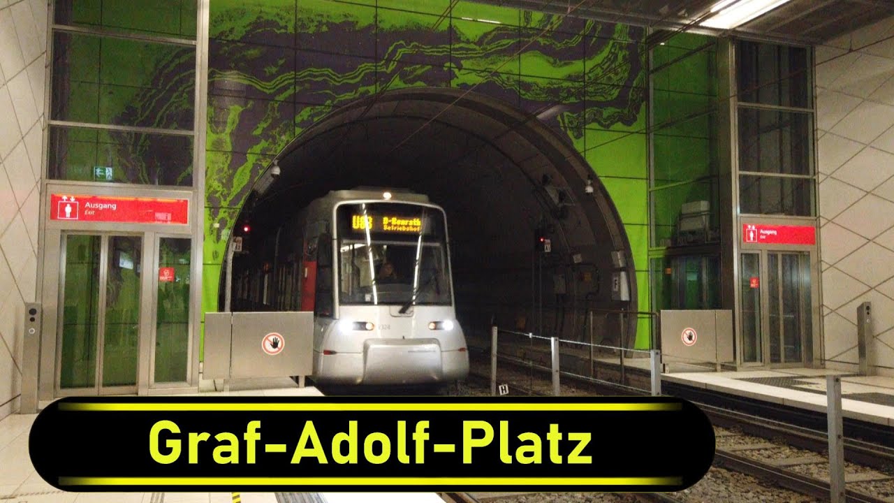 Stadtbahn Station Graf-Adolf-Platz - Düsseldorf 🇩🇪 - Walkthrough 🚶