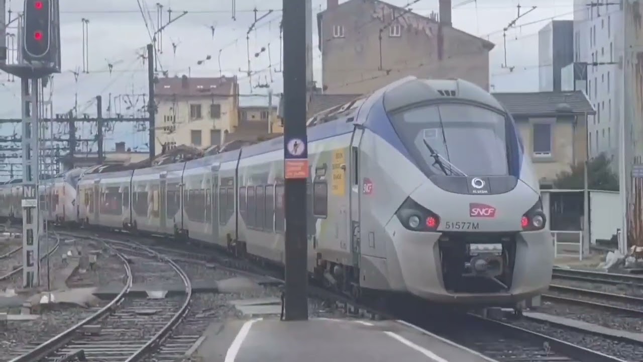 Compilation de trains en gare de Lyon Perrache 2025 et 2026 ... 