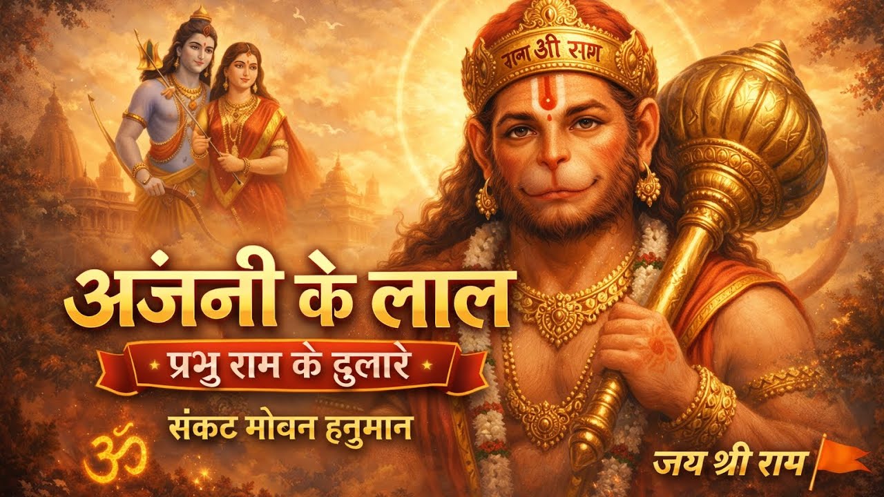 अंजनी के लाल प्रभु राम के दुलारे | Powerful Hanuman Bhajan | संकट मोचन हनुमान 2026