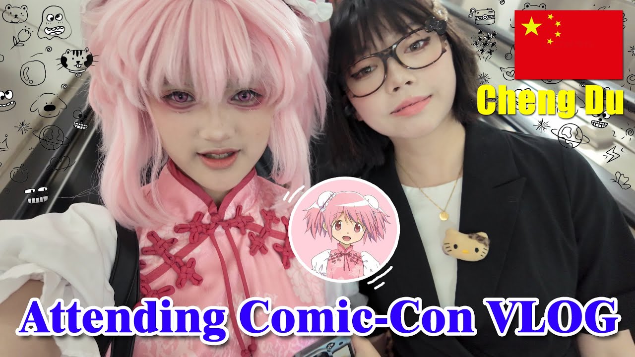Chinese student daily life vlog/Attending Comic-Con中国中学生的一天（动漫展）