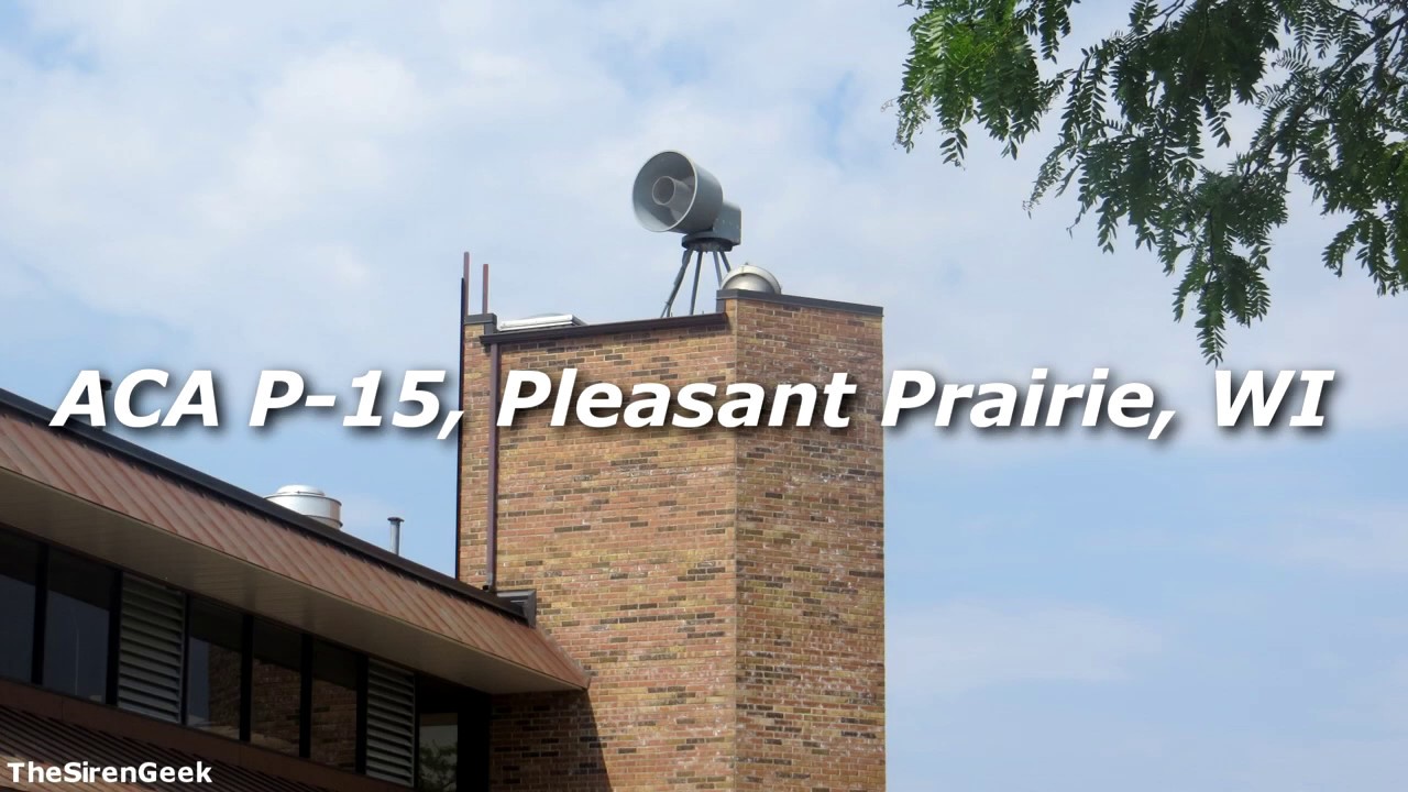 ACA P-15, Pleasant Prairie (Kenosha Co.), WI - Attack - Monthly Siren Test