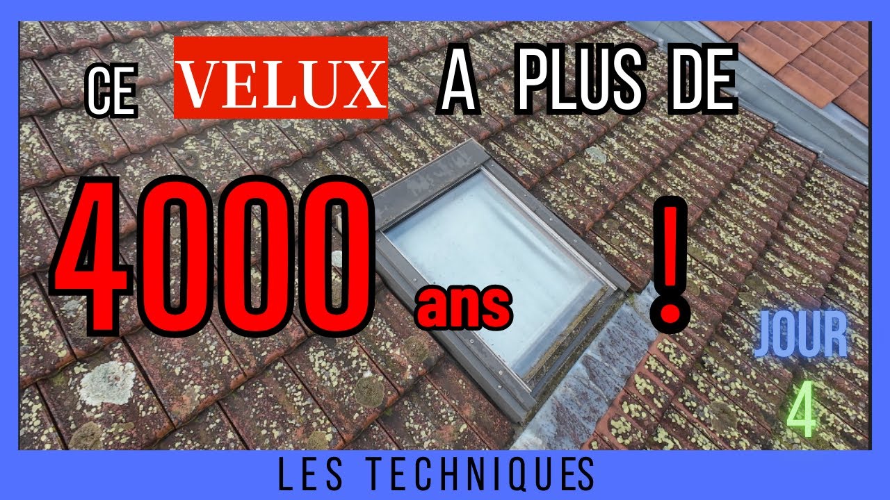 REMPLACEMENT d'une fenêtre de toit Velux