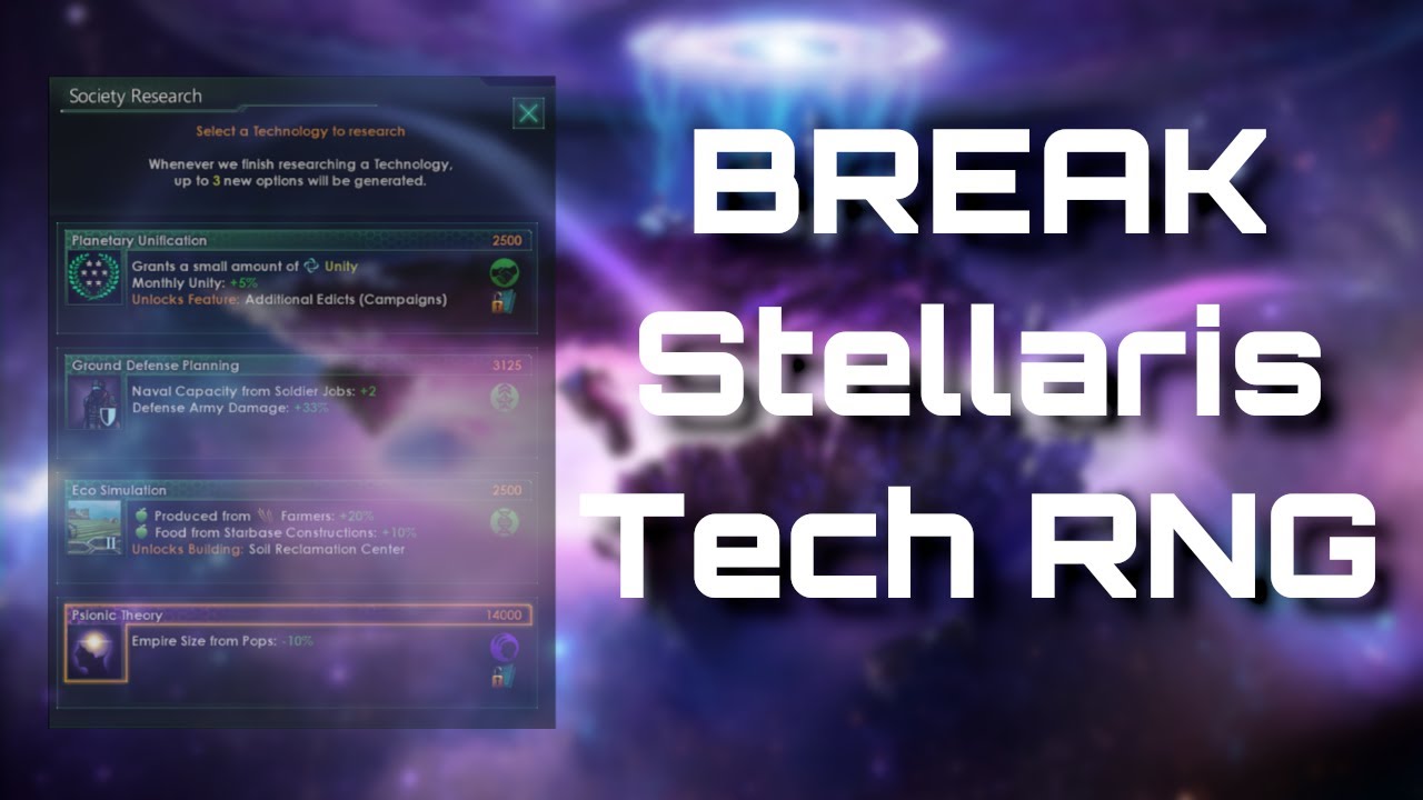 I Built an App to BREAK Stellaris’ Tech RNG | Shroudpiercer