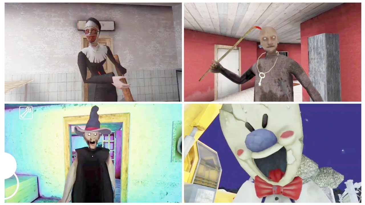 Jumpscare Battle | Evil Nun Vs Granny 2 Vs Granny Vs Ice Scream 1