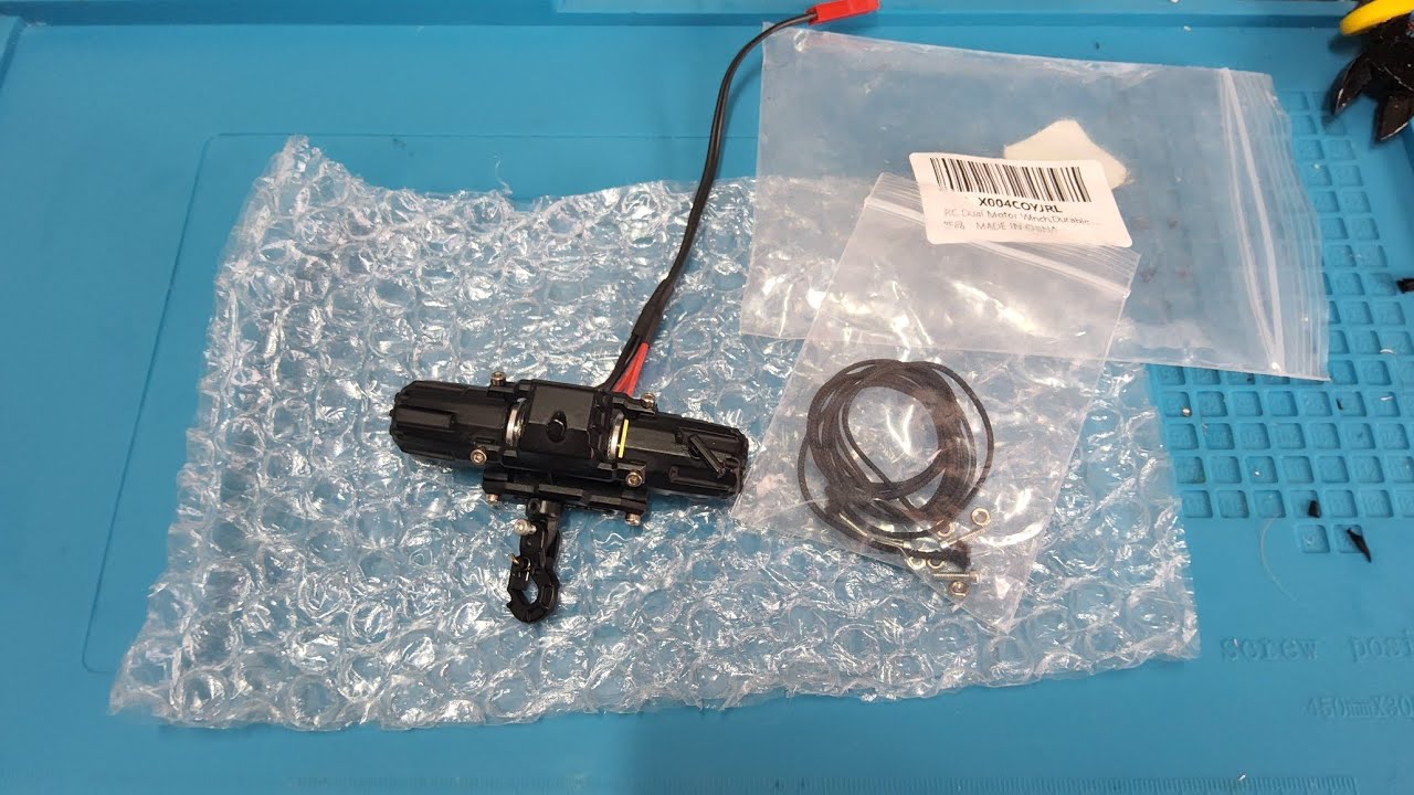 Dual Motor 1/10 RC Winch 15.4 - 17.6 lbs (7 -8 kg)