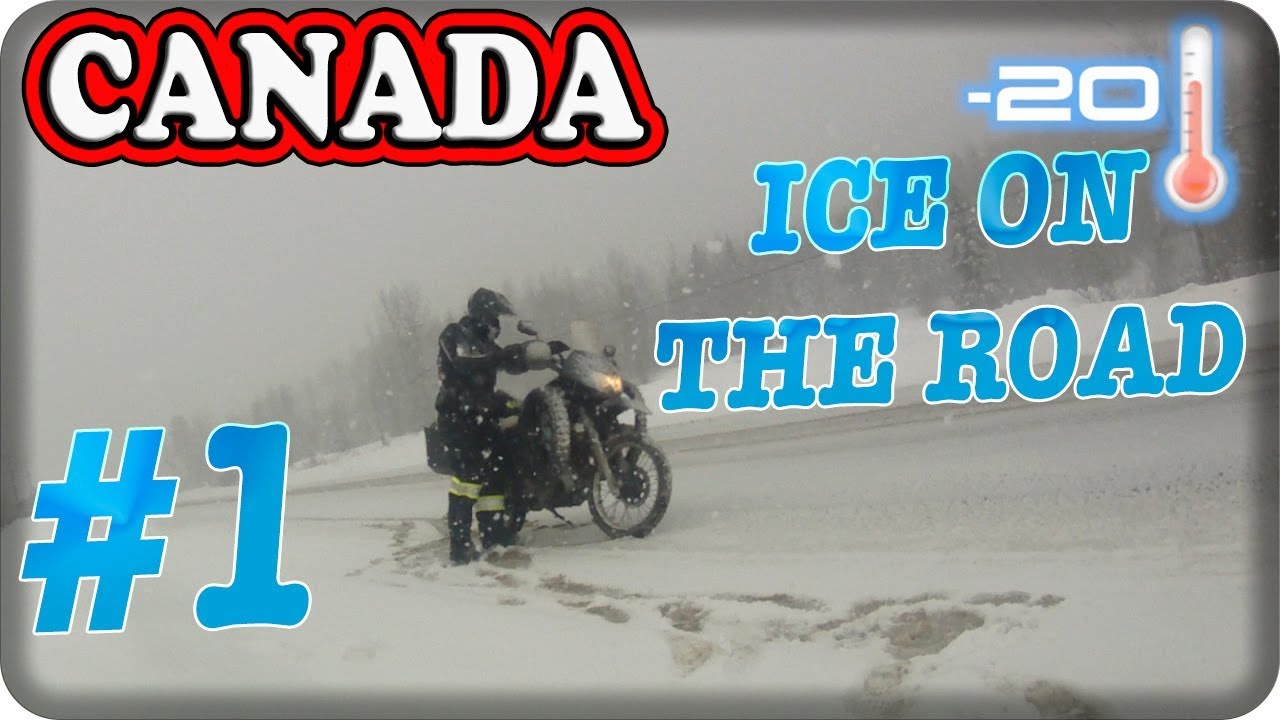 Canada Riding on the Ice. Mafioso canadiense  Motodiarios(1/11) Ropa moto Frío Extremo