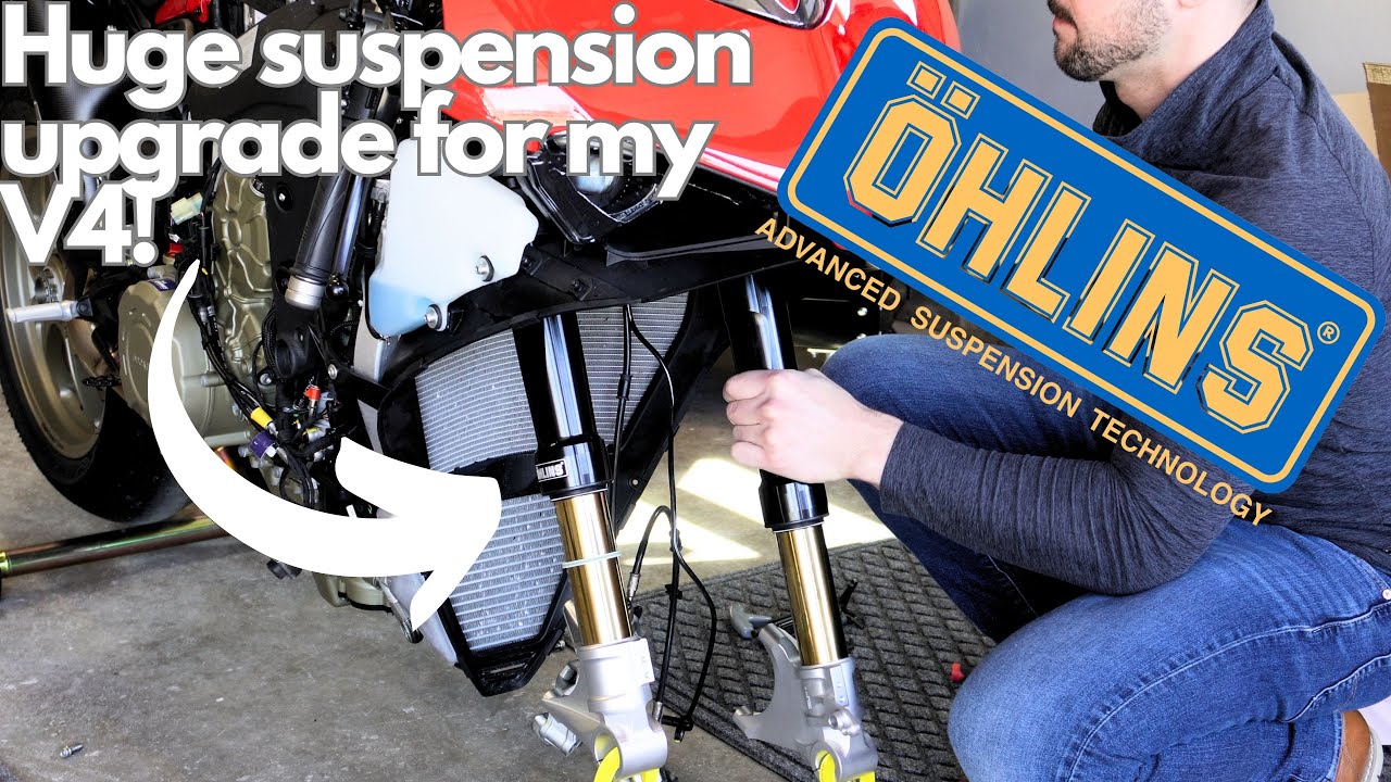 Huge Ohlins upgrade for my 2023 Panigale V4!