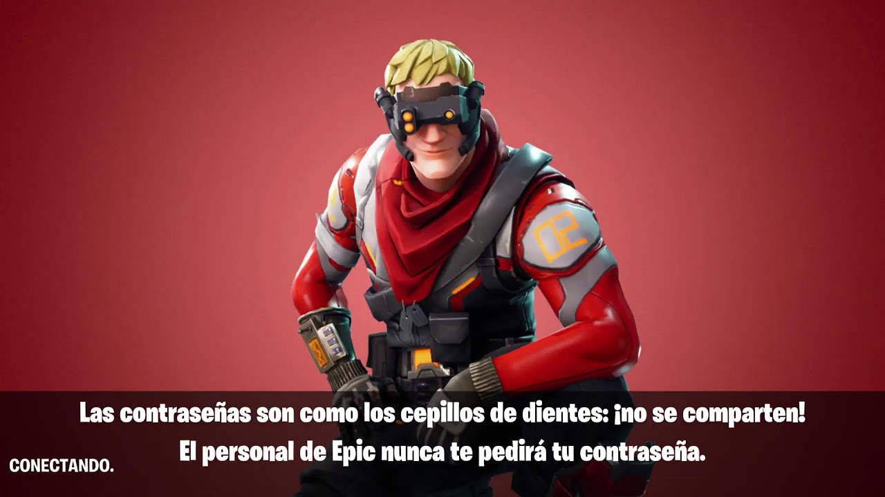 Jugando a Fornite