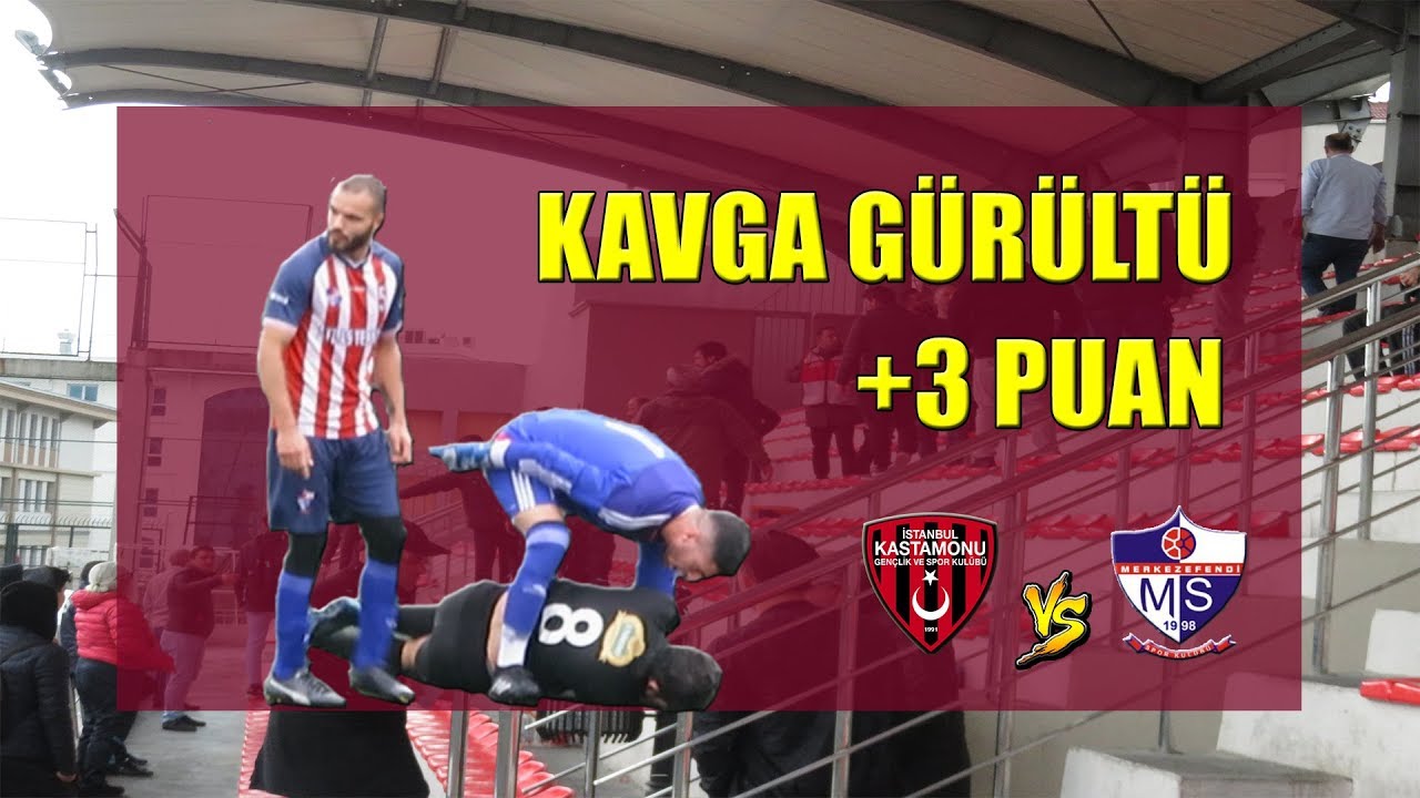 İSTANBUL KASTAMONU - MERKEZ EFENDİ 1. AMATÖR LİG MAÇ ÖZETİ