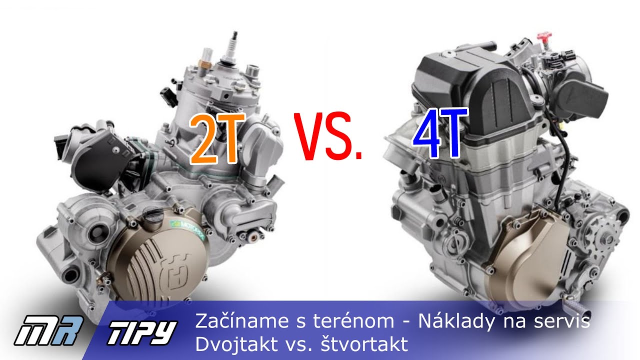 MR Tipy: Začíname s terénom - Náklady - Dvojtakt vs. štvortakt - motoride.sk