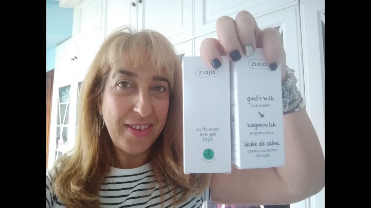 Ziaja cremas contorno de ojos , leche de cabra y antibolsas