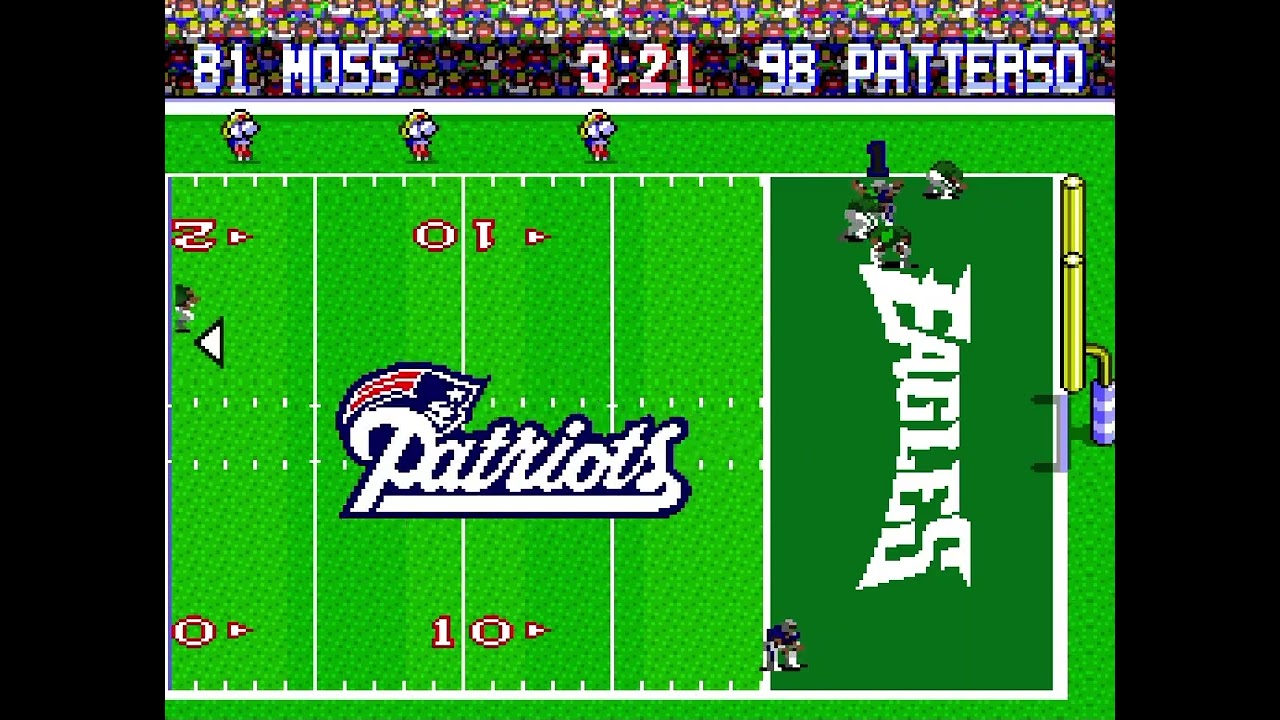New England Patriots 2007 Season – Week 12 vs  Eagles| Tecmo Super Bowl SNES