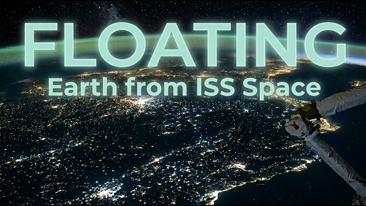 Floating – Earth from ISS Space | Relaxing Ambient Electronic