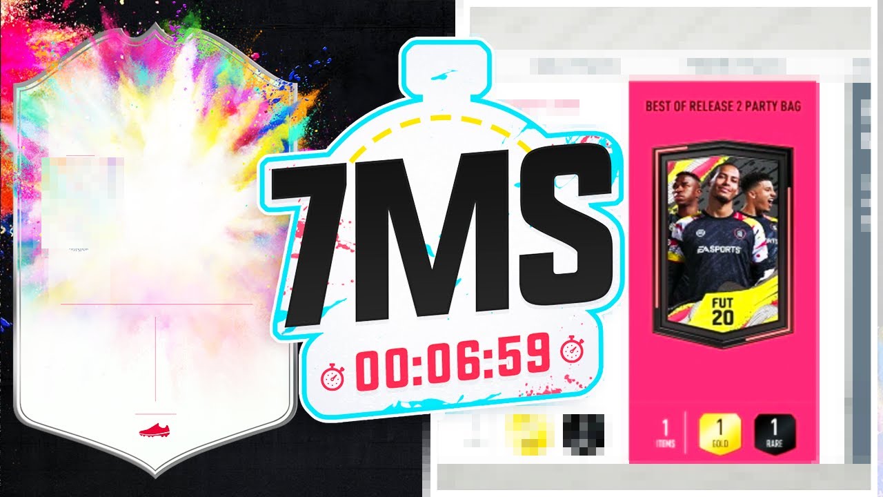 PARTY BAG + PL TOTSF GUARANTEED SPECIAL 7 MINUTE SQUAD BUILDER!! - FIFA 20 ULTIMATE TEAM