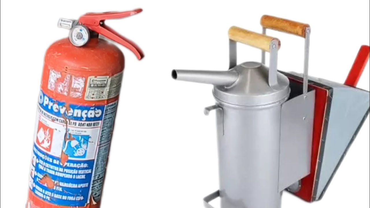 como fazer um fumigador com extintor de incendio