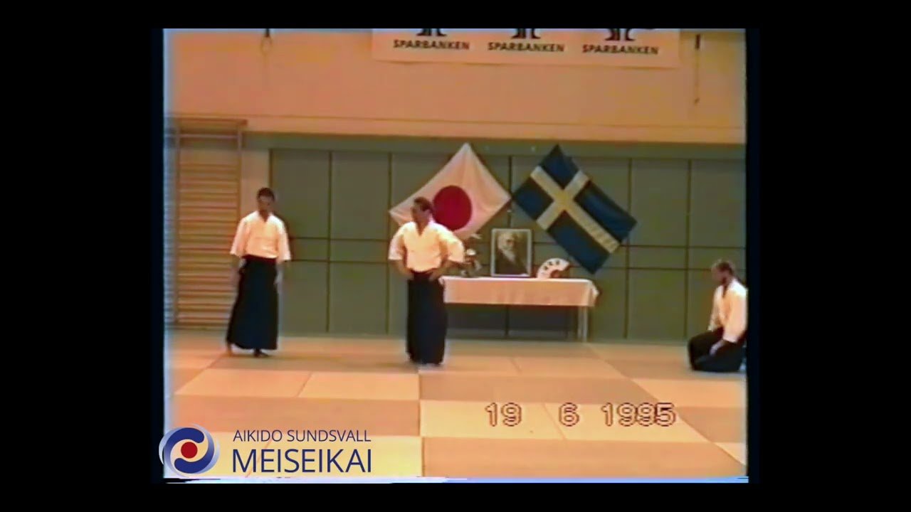 Aikido Shomen Uchi Iriminage Nishio Sensei Uppsala 1995