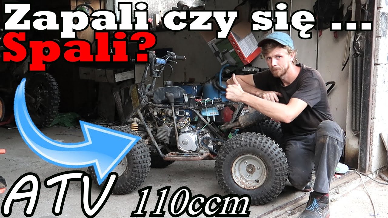 Quadzisz 3+1 pierwsze odpalenie silnika po 3 latach / Dziwny przypadek