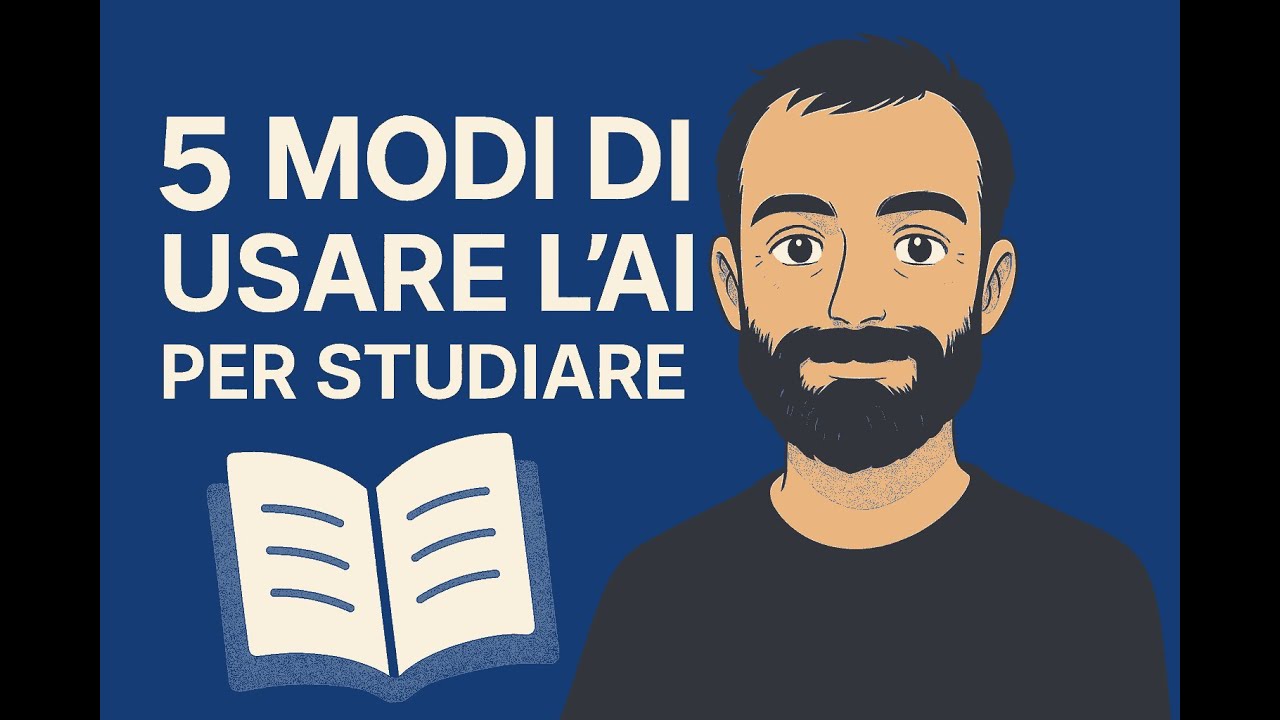 5 modi di usare l'IA per supportare lo Studio personale