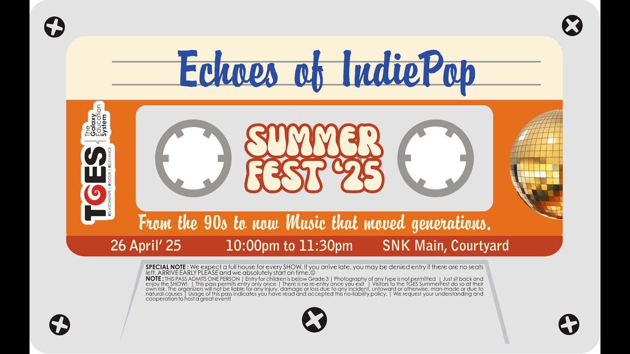 SummerFest 25 | 10:00 PM | 26-Apr-2025 | TGES Live | SNK East
