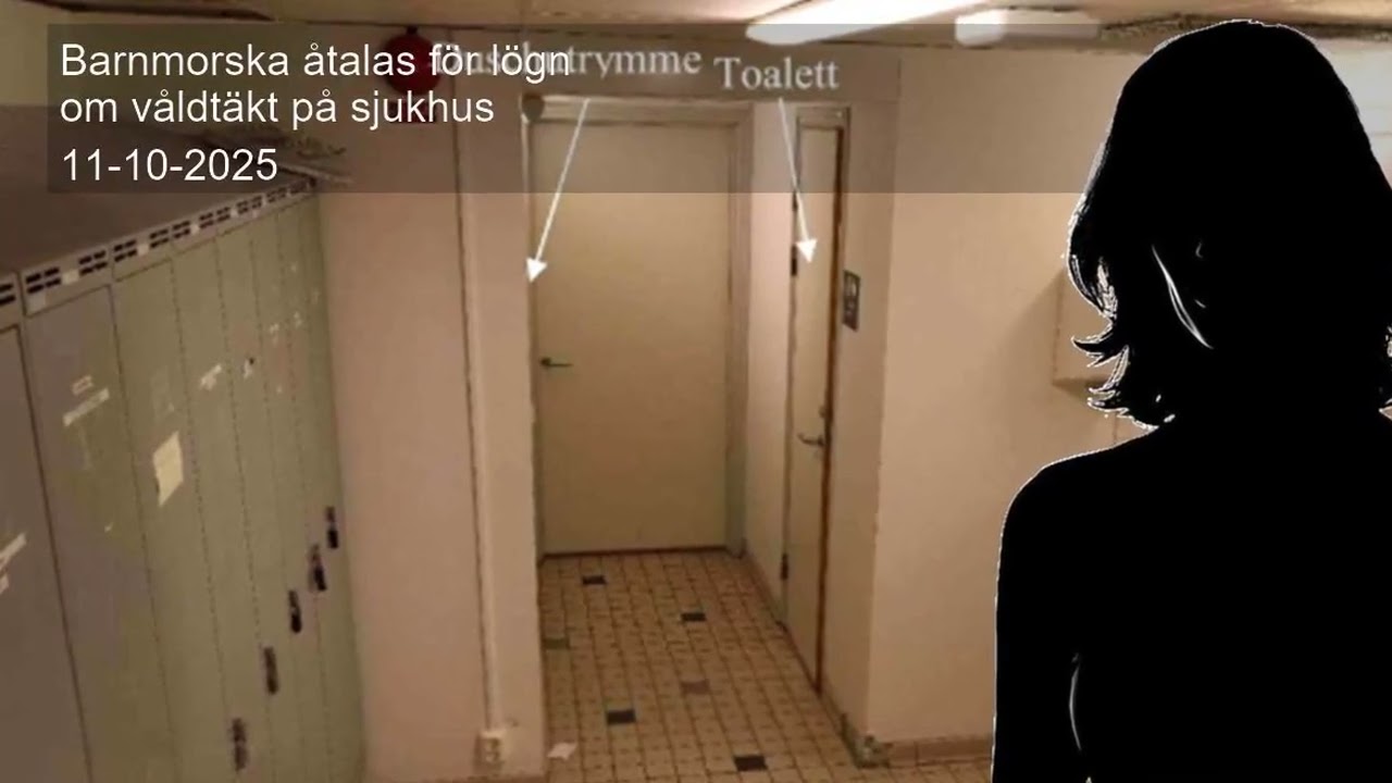 Barnmorska åtalas för lögn om våldtäkt på sjukhus