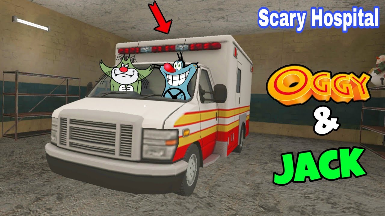 Hospital Se Ambulance Leke Bhag Gaya | Scary Hospital 3D With Oggy And Jack