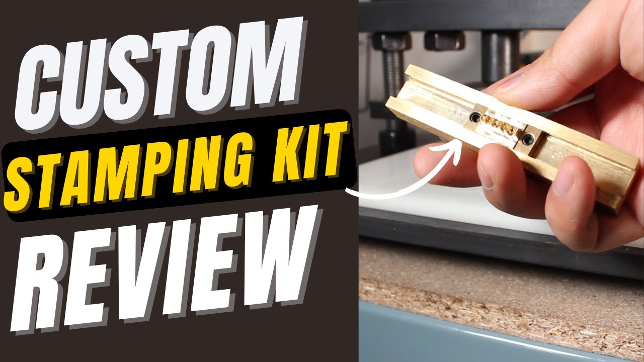Best Leather Stamping Kit? Brass Letter Embossing Set Review & Tutorial