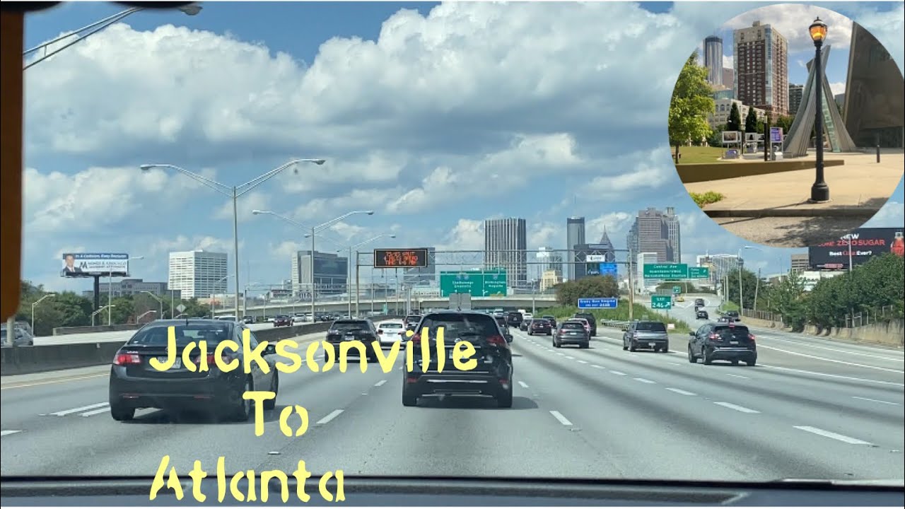 Road trip to Atlanta Georgia || Jacksonville to Atlanta ||Downtown Atlanta night view ||Rawnak Adhee