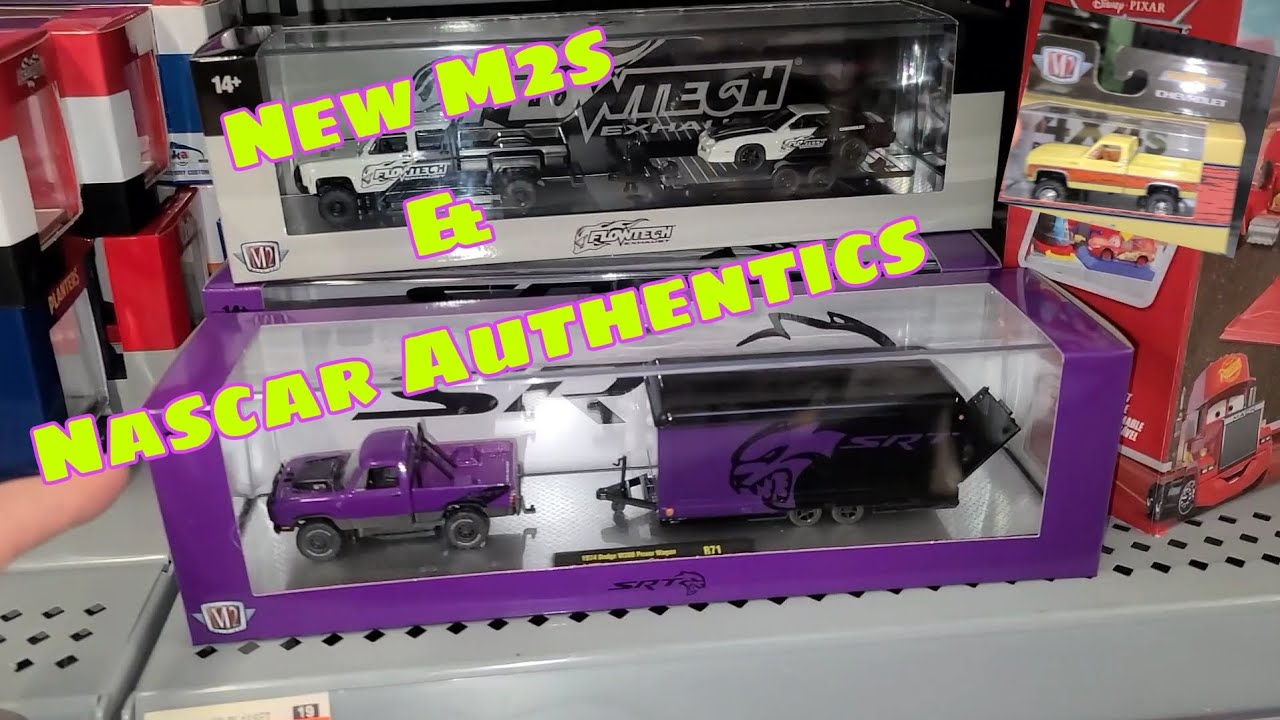 New M2 Machines Haulers, New Nascar Authentics plus tons of Hotwheels!