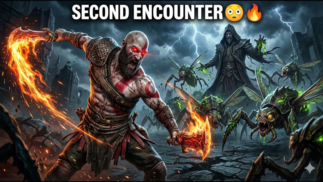 Same Villain Again 😳 | Kratos Second Encounter | Insect Enemy Defeated