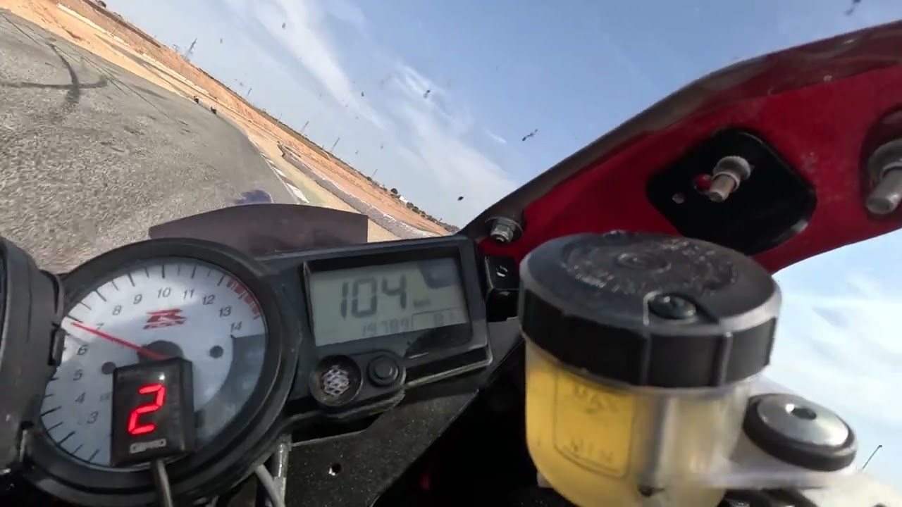inlap en Pr rondje Cartagena Circuit fun Suzuki GSX-R 1000 K4