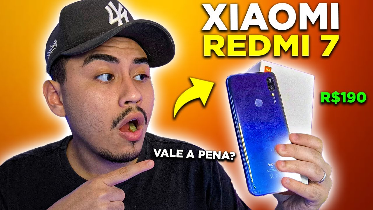 COMPREI o CELULAR mais BARATO do ALIEXPRESS! XIAOMI REDMI 7 4/64GB SNAPDRAGON/OCTA-CORE - SUPREENDEU