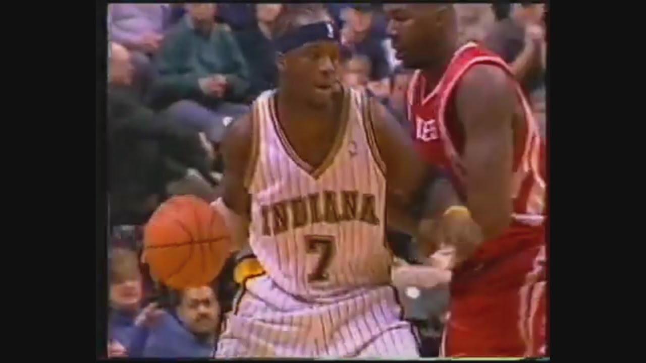 Jermaine O'Neal 31 Points 3 Blk Vs. Rockets, 2003-04.