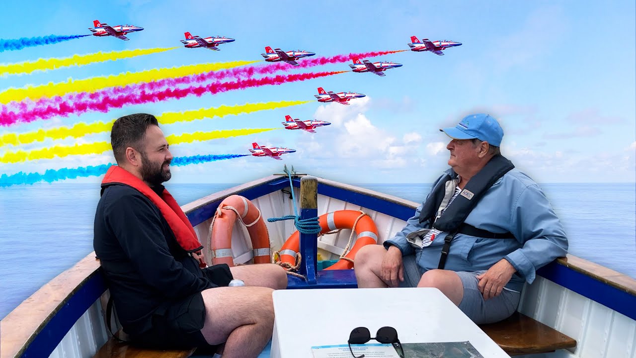 Teignmouth Air Show By Boat 2023 (Red Arrows)