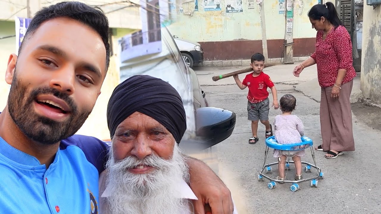 NOAH CLEANING THE STREETS OF PUNJAB Our Kids Are Loving It Here In INDIA