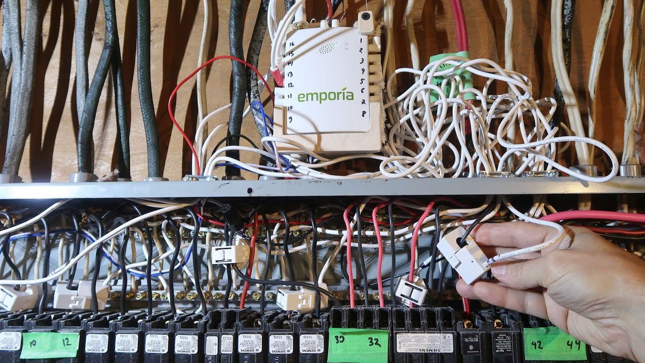 Power monitoring 16 circuits at the breaker panel