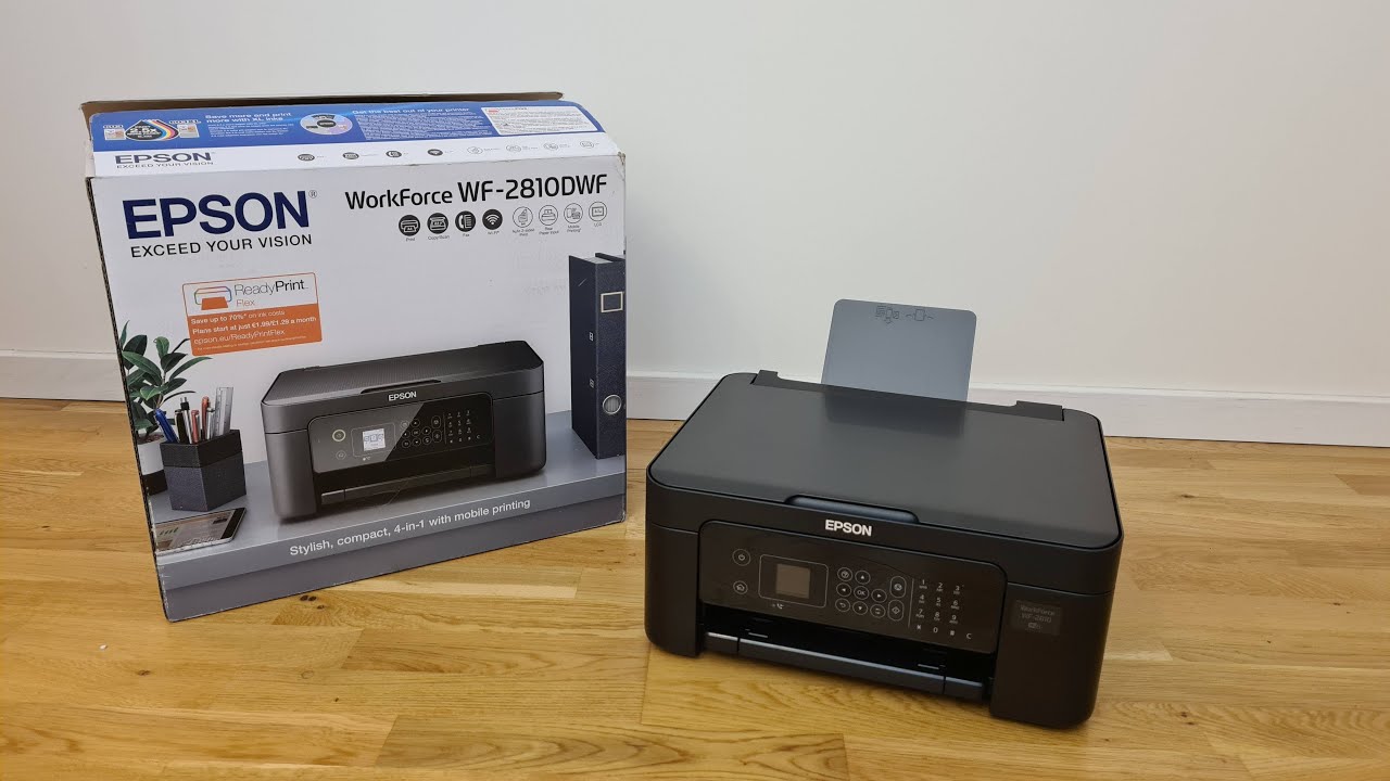 Unboxing WorkForce WF-2810DWF inkjet printer