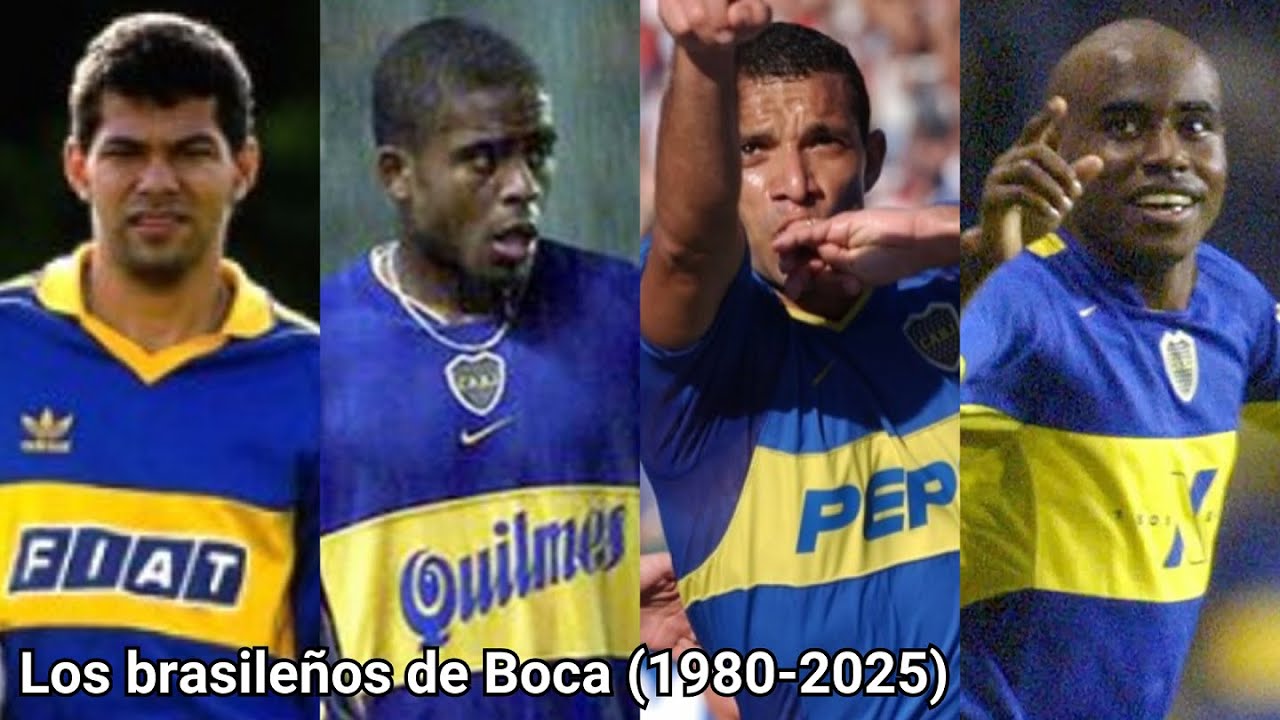 Todos los jugadores brasileños que jugaron en Boca | 1980-2025