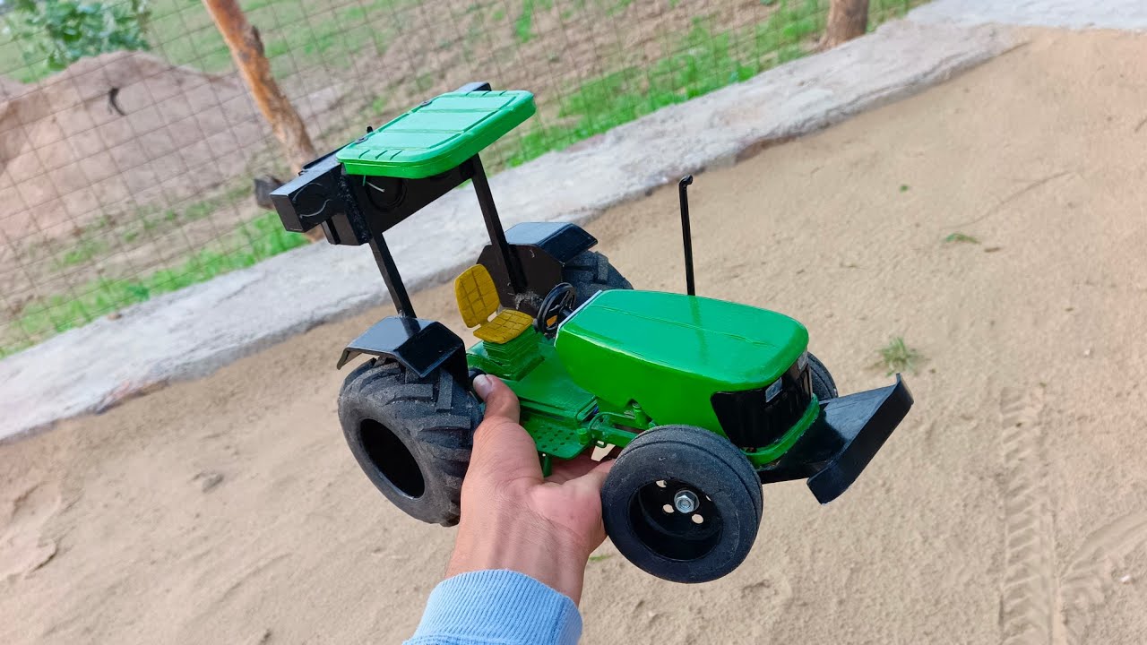 How to make John Deere tractor || John Deere tractor upgrade. रिमोट कंट्रोल कैसे बनाऐ।