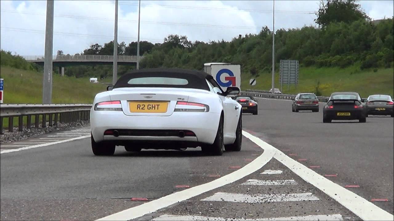 50 Supercars acclerating | M6 Toll Supercar Charity Event | Toll Plaza Accelerations
