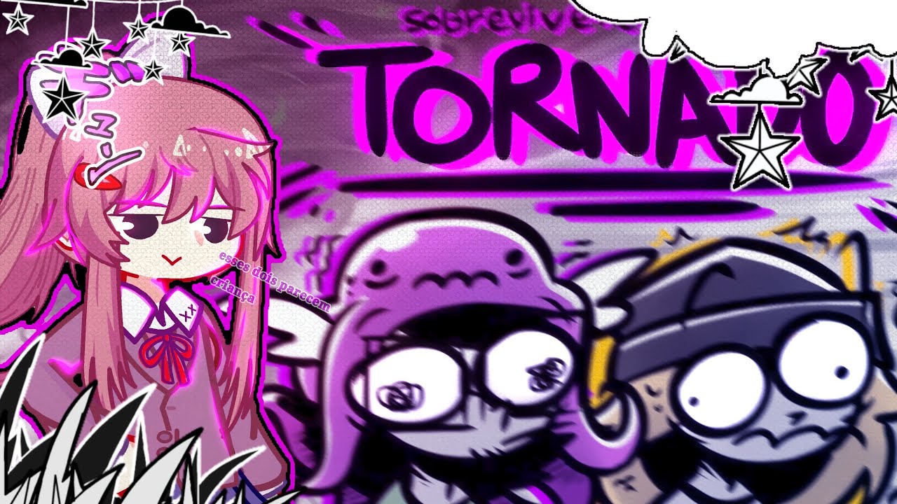 Doki Doki react saiko e ycaro sobrevivendo a um tornado @dehagua