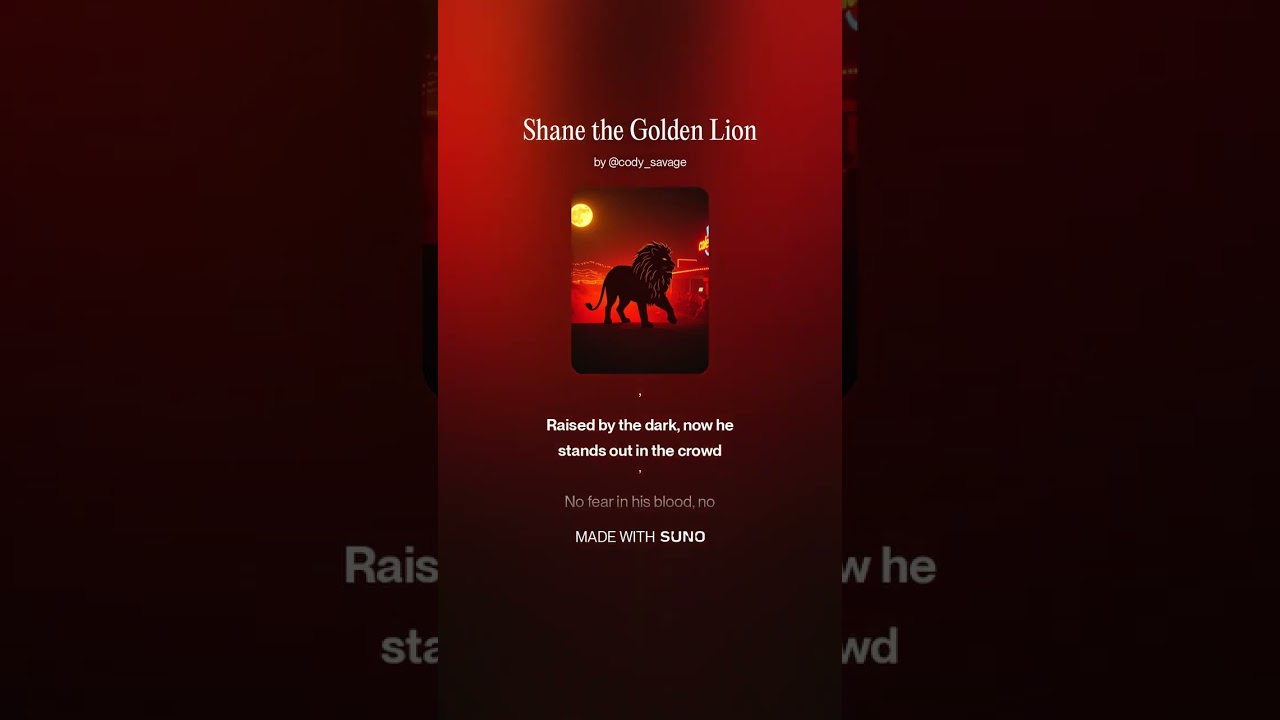 🦁 GOLDEN LION- Notsoslim Music My lyrics x Cody Savage