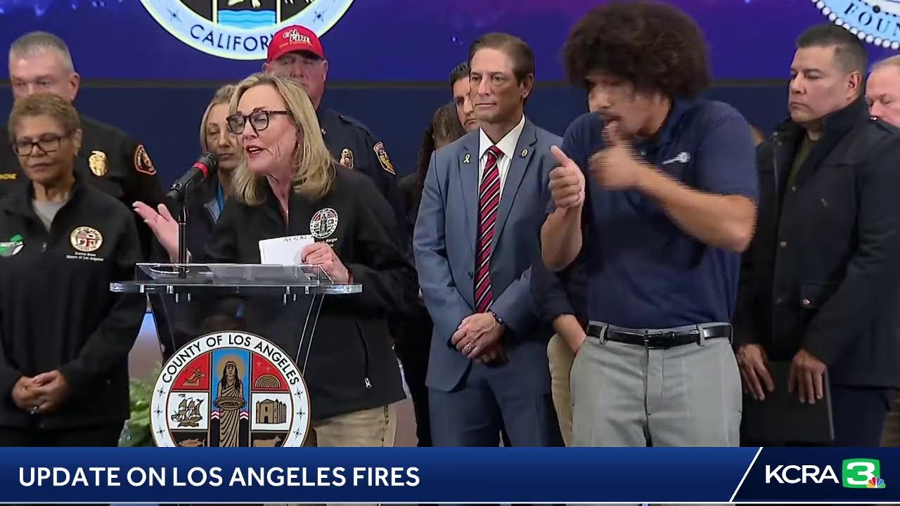 LIVE | Officials are giving an update on the LA County fires