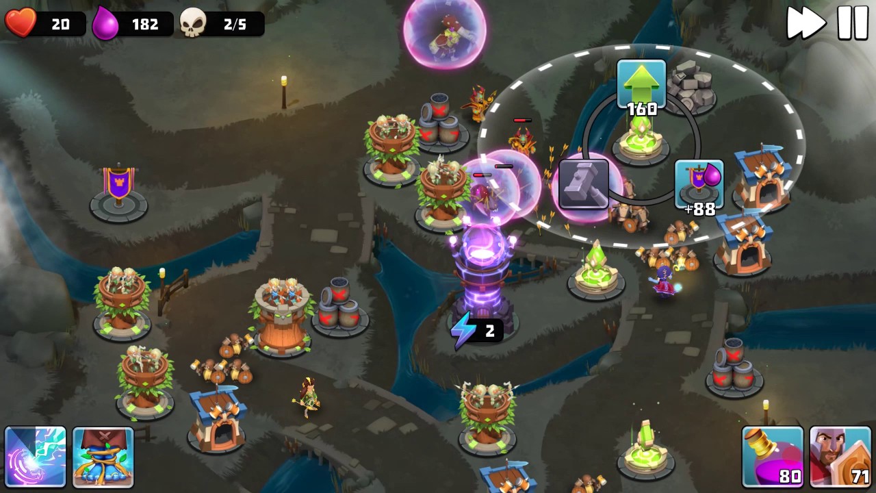 Castle Creeps TD - Chapter 28 Level 109-Fallen Gears 3 Stars