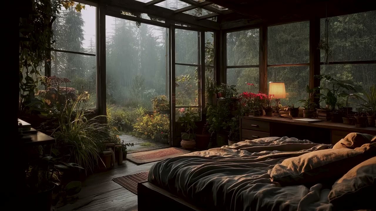 Soothing Rain Sounds in the Forest 🌲 | Sleep Well and Say Goodbye to Insomnia