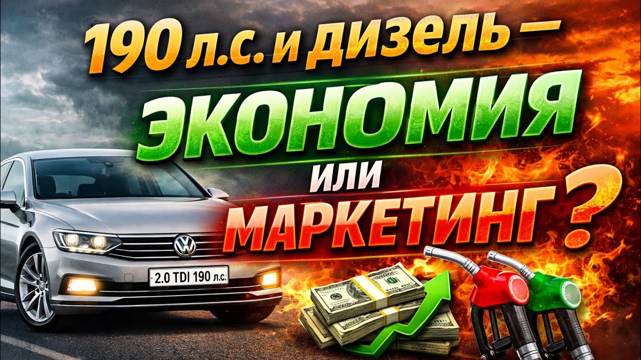 VW Passat B8 - расход топлива 2.0TDI 190л.с + DQ381