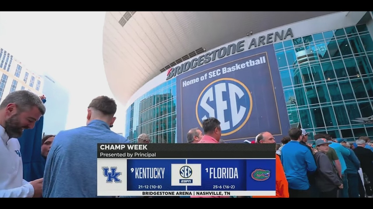2026 SEC Tournament - Quarterfinals - (9) Kentucky vs (1) Florida (Game 34)