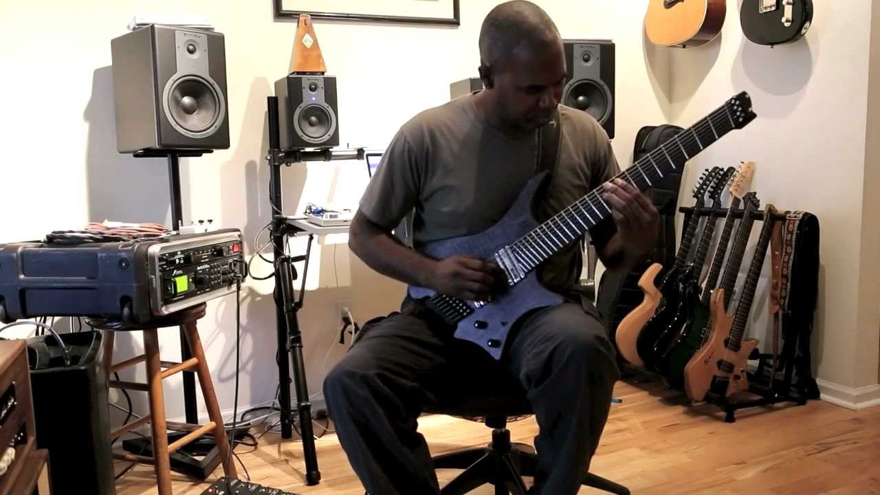 Ede Wright, Strandberg Boden 8 String Guitar, AxeFx 2