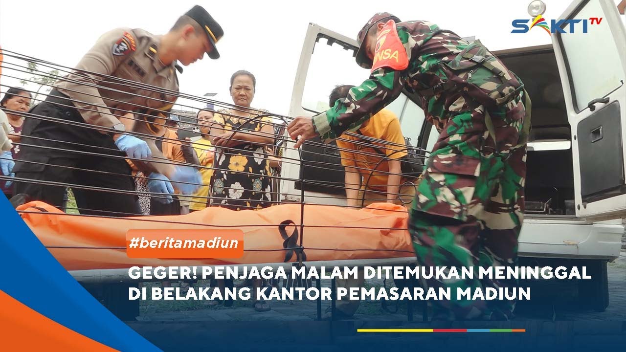 MADIUN - Geger! Penjaga Malam Ditemukan Mening*4l di Belakang Kantor Pemasaran Madiun